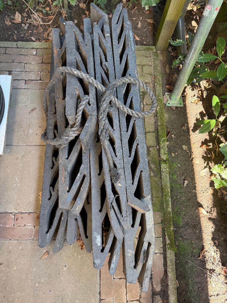 10x Wrijfhout / stootwillen binnenvaart, Watersport en Boten, Ophalen, Nieuw, Ankeren en Afmeren, Zeilboot of Motorboot