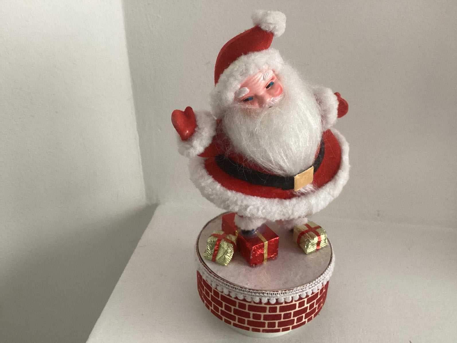 Kerstman speeldoos jare n 50, Ophalen of Verzenden, Gebruikt