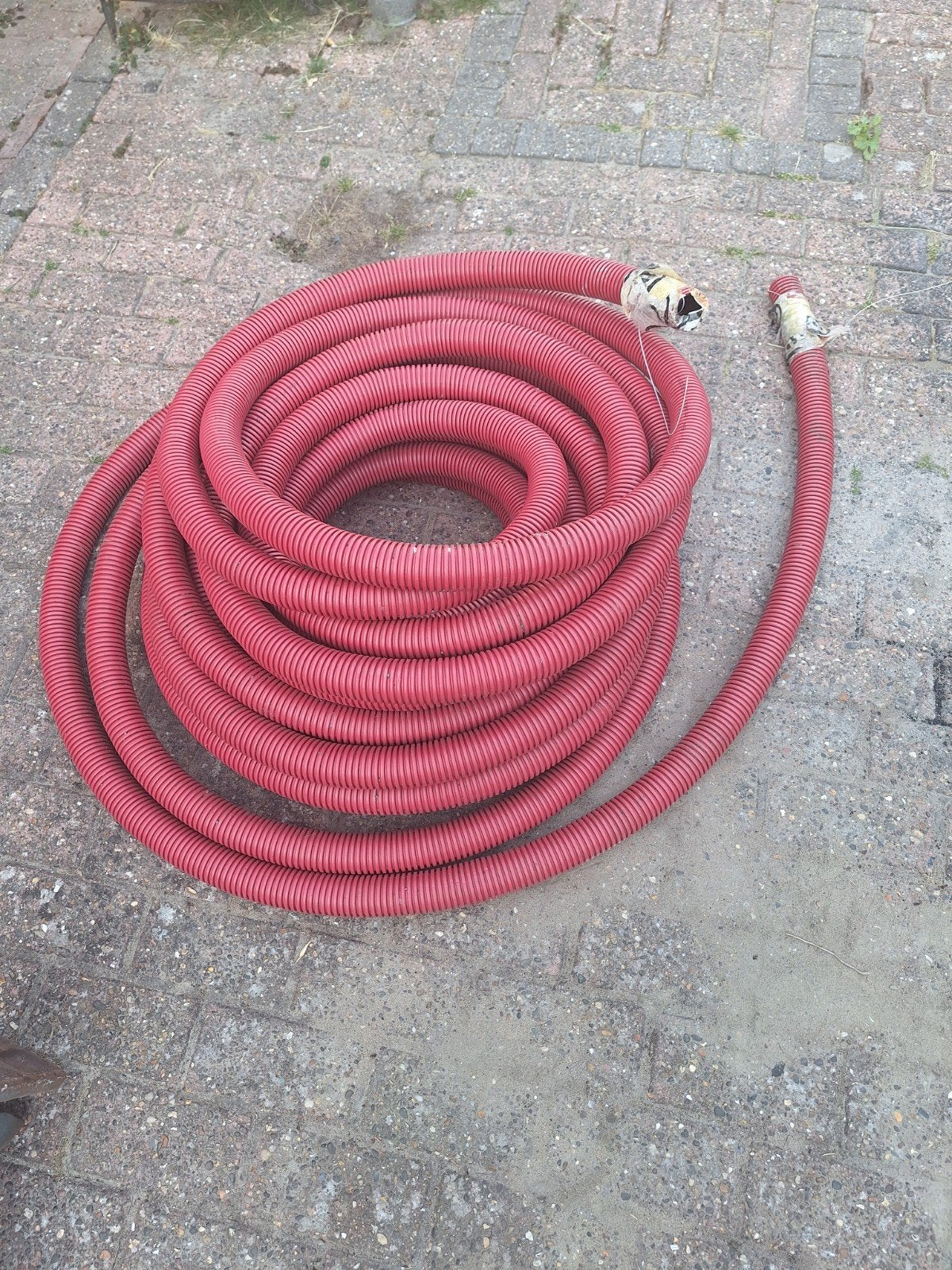 40 m dubbelwandige mantelbuis 40mm met trekdraad, Ophalen, Pvc, 6 meter of meer, Overige typen