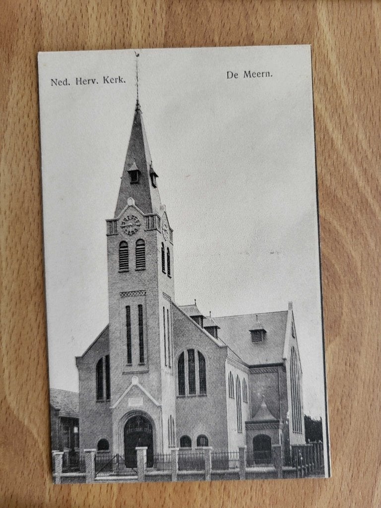 ansicht de MEERN Kerk, Verzamelen, Ansichtkaarten | Nederland, Ophalen, Voor 1920, Utrecht