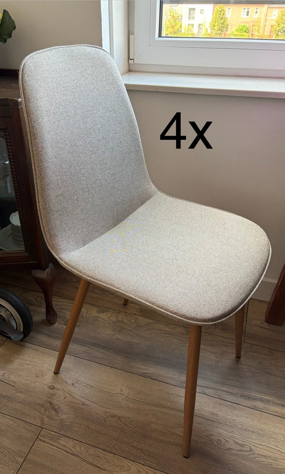 4 eetkamerstoelen BISTRUP Z.G.A.N., Ophalen, Zo goed als nieuw, Overige kleuren, Vier