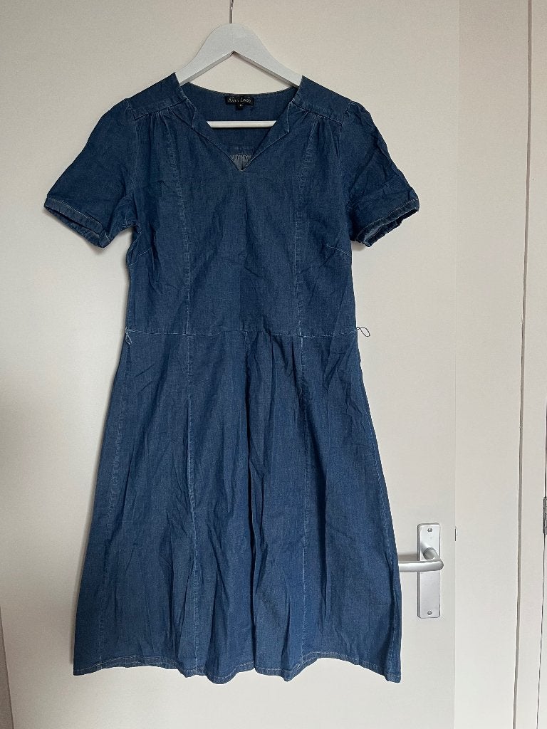Jurkje katoen King Louie maat M/38, Kleding | Dames, Maat 38/40 (M), Blauw, Ophalen of Verzenden, Zo goed als nieuw