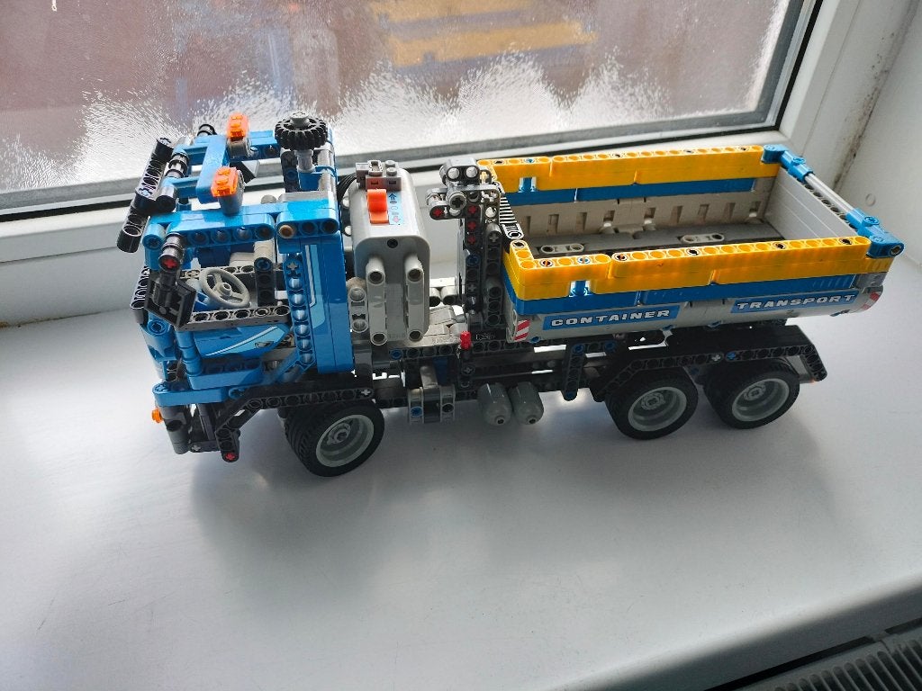 Lego Technic Vrachtwagen met Container - Gebruikt, Ophalen, Gebruikt, Lego, Complete set