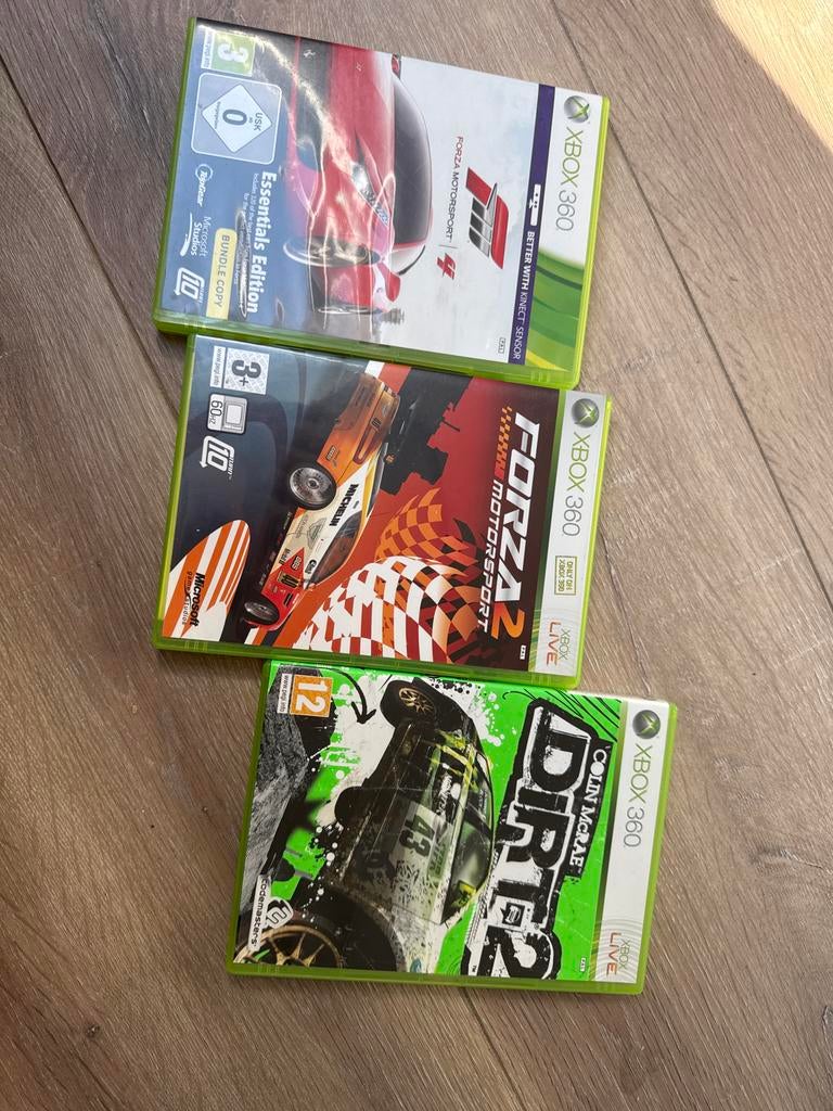Xbox 360 racegames: Forza Motorsport 2, Forza Motorsport 4,, Spelcomputers en Games, Ophalen, Online, Gebruikt, 1 speler