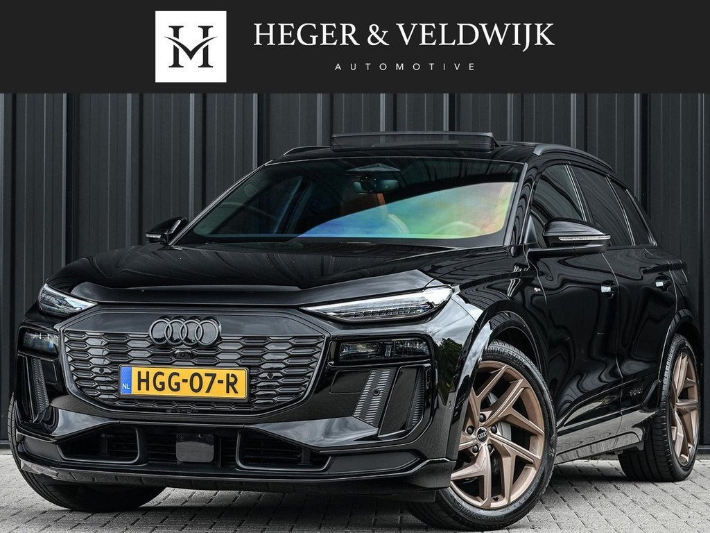 Audi Q6 e-tron Launch edition 83 kWh | Panoramadak | 360 Cam, Auto's, Audi, Bedrijf, Te koop, Q6 e-tron, 360° camera, ABS, Adaptive Cruise Control