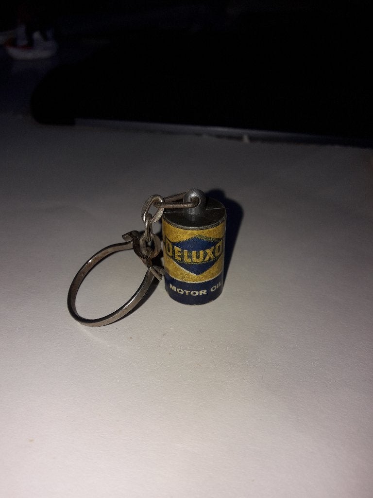 Sleutelhanger Deluxol Motoroil (Z173-36), Verzamelen, Ophalen of Verzenden, Gebruikt