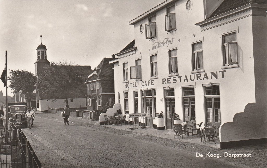 Texel   Hotel het Witte Huis, Verzamelen, Ansichtkaarten | Nederland, Ophalen of Verzenden, 1920 tot 1940, Ongelopen, Waddeneilanden