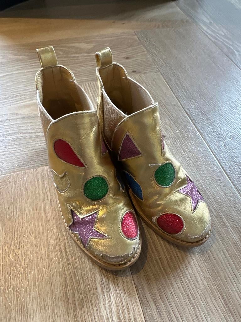STELLA MCCARTNEY Gouden kinderlaarzen maat 27, Ophalen of Verzenden, Gebruikt, Jongen of Meisje, Laarzen