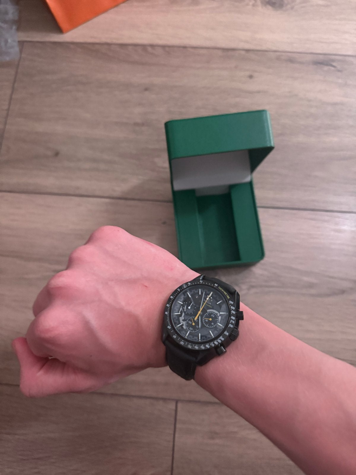 Omega Speedmaster - voorstelbaar!, Overige materialen, Leer, Polshorloge, Ophalen of Verzenden