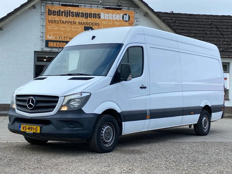 Mercedes-Benz Sprinter 313 CDI Euro 5 L3H2 Lang Hoog Maxi Ai, Euro 5, Zwart, 4 cilinders, Wit