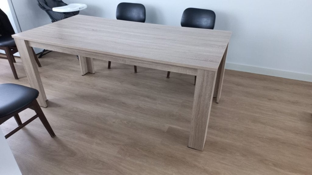 Tafels, Huis en Inrichting, Tafels | Eettafels, Ophalen, Eikenhout, 50 tot 100 cm, Zo goed als nieuw