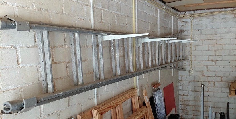 ladder, Doe-het-zelf en Verbouw, Ophalen, Gebruikt, Ladder, 4 meter of meer