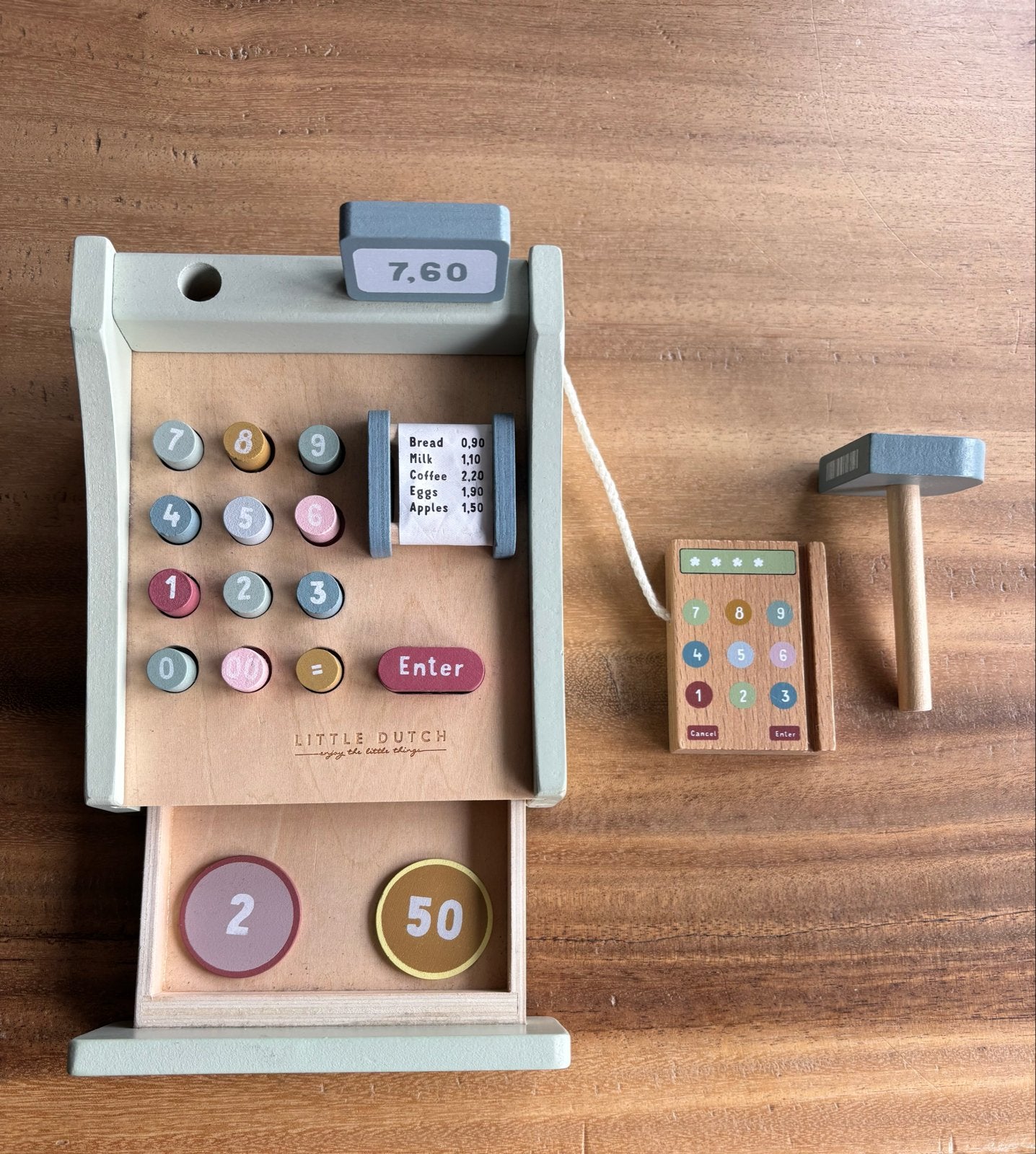 Little Dutch Houten Kassa met Accessoires, Ophalen, Zo goed als nieuw