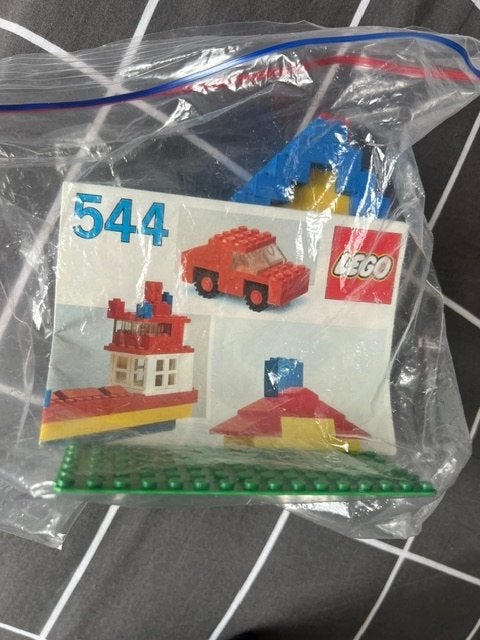 Lego 544 Basic Building Set met instructies, Gebruikt, Lego, Ophalen of Verzenden, Complete set