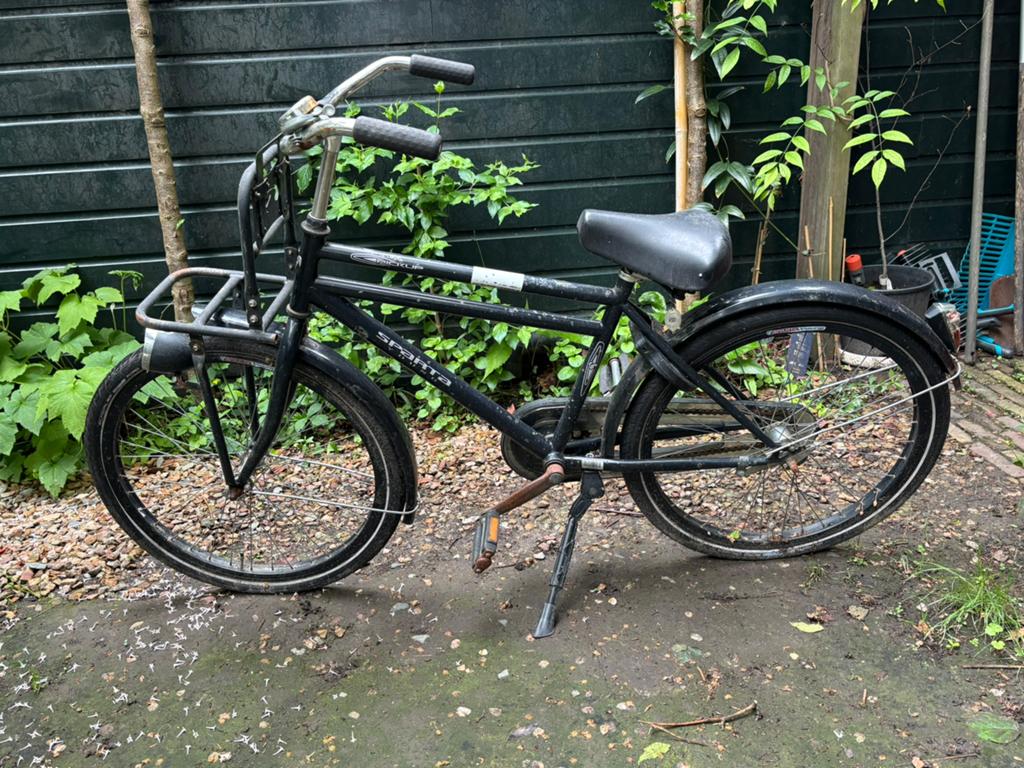 Gebruikte fiets 24 inch (Amsterdam), Ophalen, Gebruikt, Terugtraprem, 24 inch