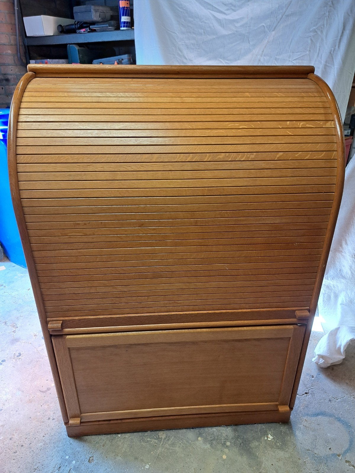 Roldeurkast., Ophalen, Gebruikt, 100 tot 150 cm, 50 tot 100 cm