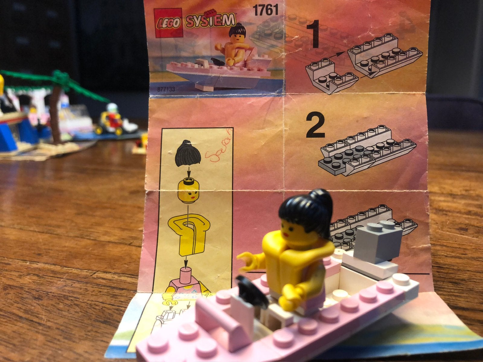 Lego speedboot 1761, Ophalen of Verzenden, Zo goed als nieuw
