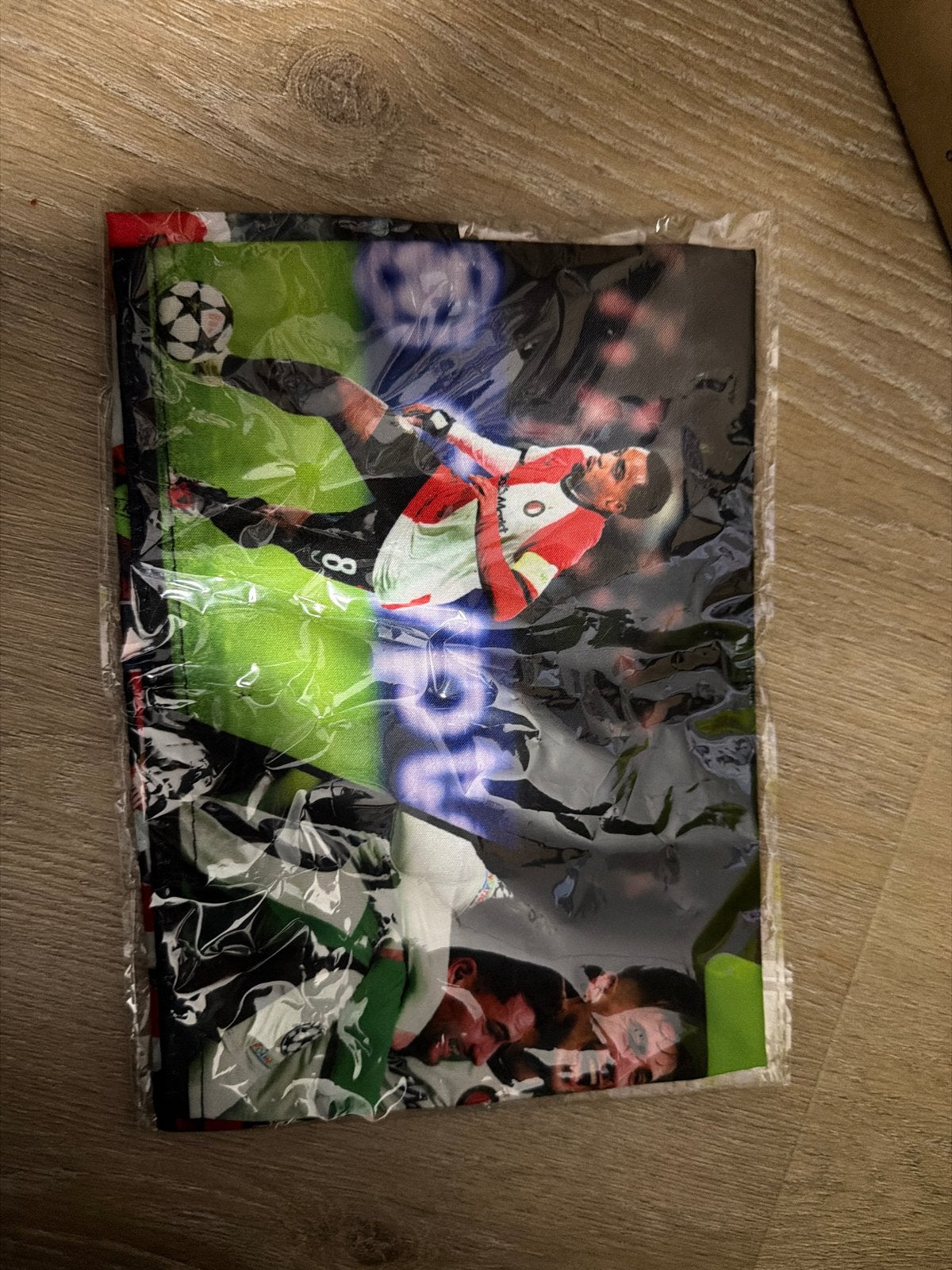 Feyenoord voetbalsjaal met spelers afbeelding, Verzamelen, Sportartikelen en Voetbal, Ophalen of Verzenden, Nieuw, Feyenoord, Vaantje of Sjaal