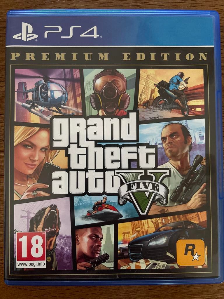 Grand Theft Auto V Premium Edition PS4, Avontuur en Actie, Online, Vanaf 18 jaar, Ophalen of Verzenden