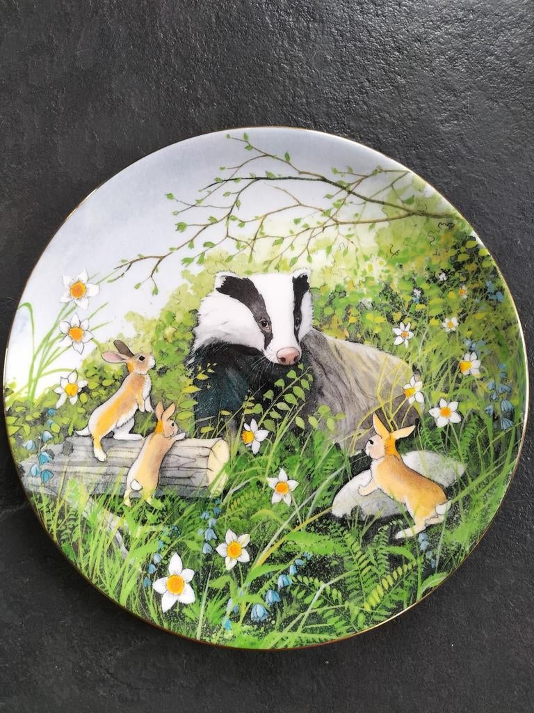 Wandbord Walty spring lente bord Fine bone china, Ophalen