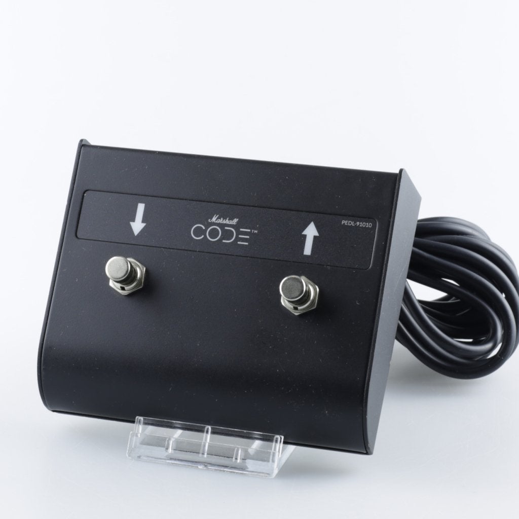 Marshall PEDL-91010 2-Way Footswitch voor Code Amplifiers, Marshall, Zo goed als nieuw, Support@marshall.com, Marshall Amplification PLC
Denbigh Road
Bletchley, Milton Keynes
MK1 1DQ
United Kingdom