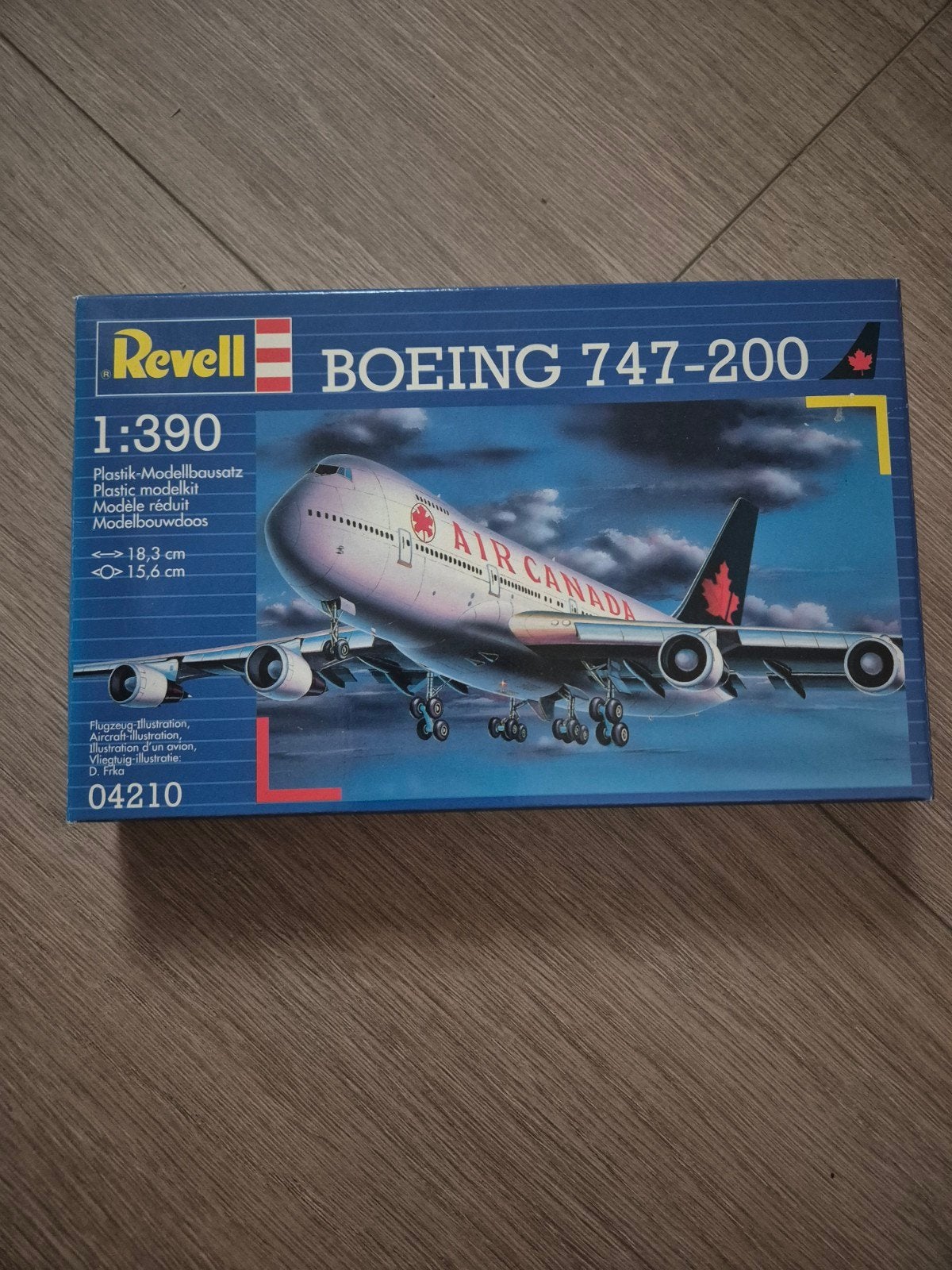 Revell 04210 Boeing 747 Air Canada, 1:72 tot 1:144, Revell, Nieuw, Ophalen of Verzenden