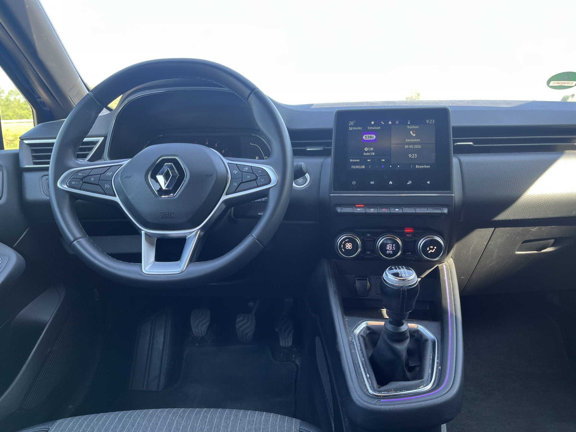 Renault Clio 1.0 TCe Intens / Apple Carplay - Android Auto /, Auto's, Voorwielaandrijving, 12 maanden, Gebruikt, Blauw