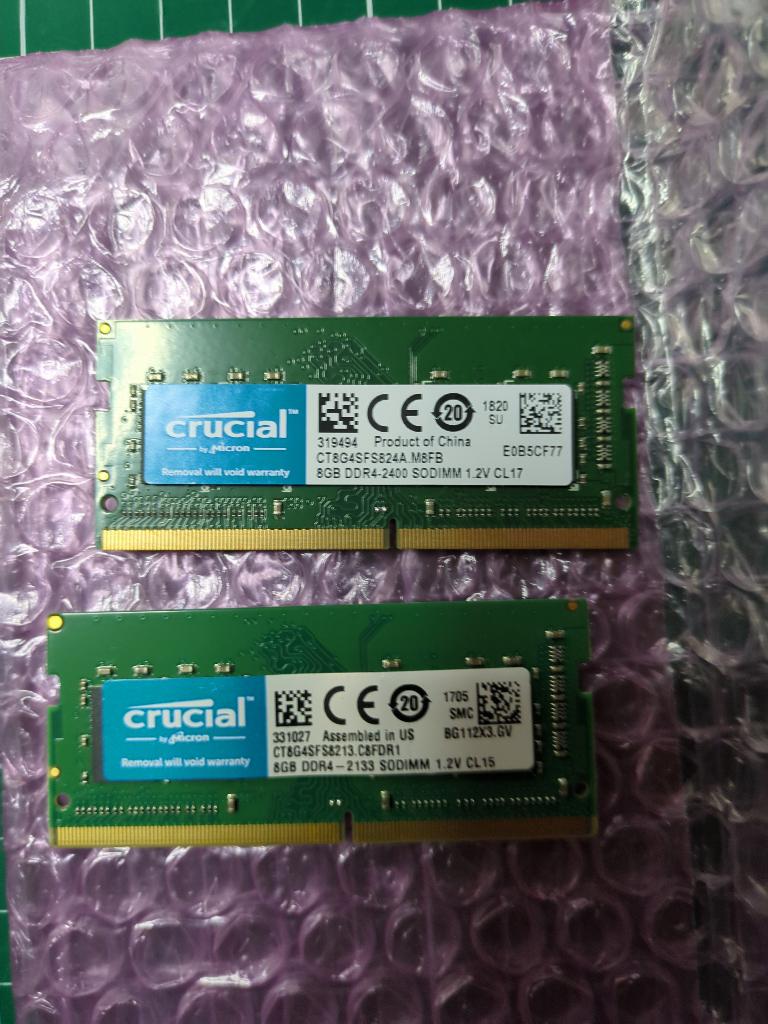 2x 8GB DDR4 SO-DIMM, DDR4, Ophalen of Verzenden, Zo goed als nieuw, Laptop