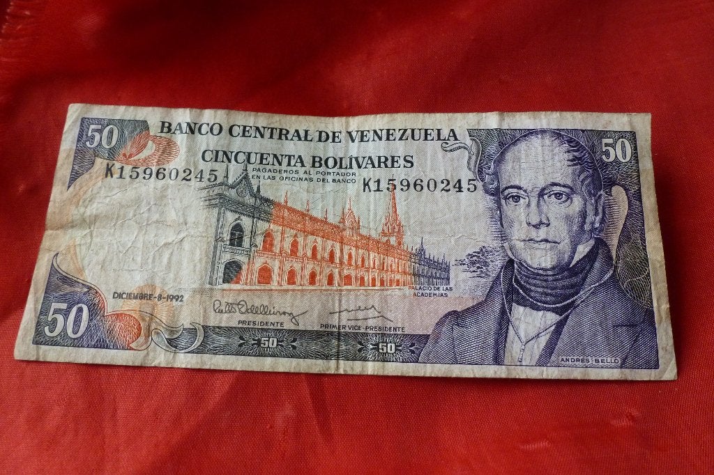 Bankbiljet - Venezuela 50 bolivares 1992 fr+ (b 88, Ophalen of Verzenden, Zuid-Amerika, Los biljet