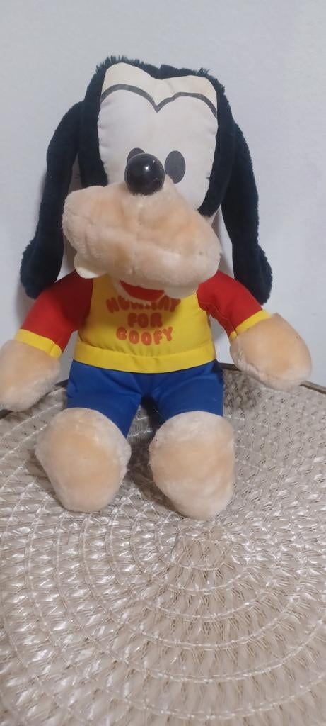 Vintage Disney Goofy Knickerbocker Knuffel Jaren 70, Ophalen of Verzenden, Gebruikt