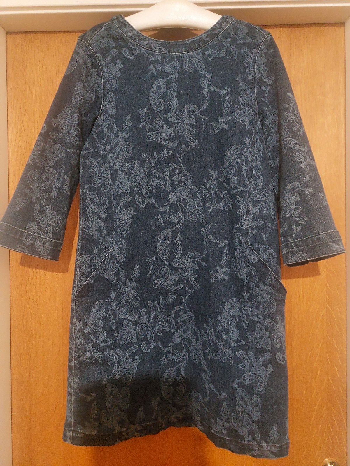 Zo goed als nieuw jeansjurk maat 38 van st Oliver, Ophalen of Verzenden, Zo goed als nieuw, Blauw, Jurk