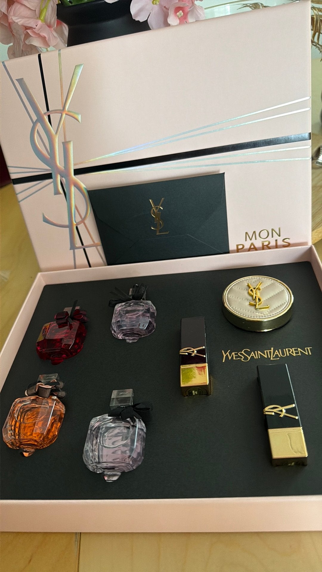 YSL set, Ophalen of Verzenden, Zo goed als nieuw, Miniatuur
