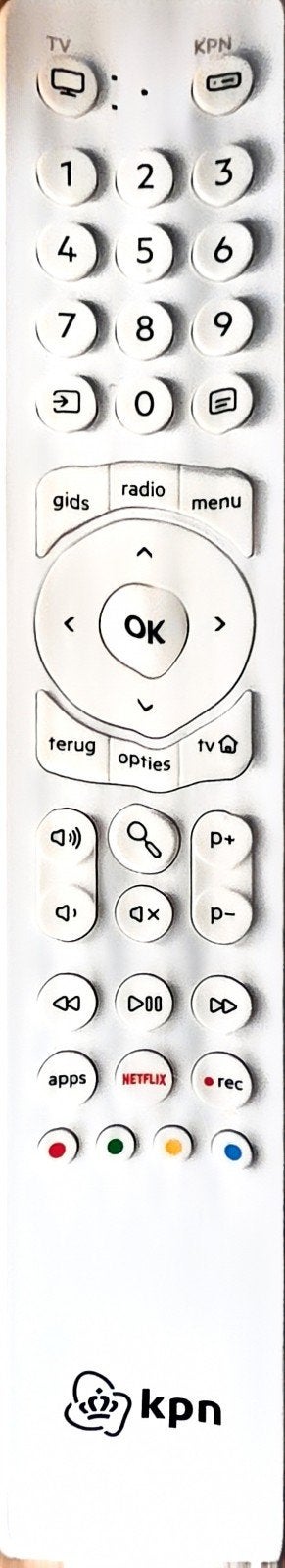 KPN afstandsbediening voor TV en Mediabox, Ophalen of Verzenden, Zo goed als nieuw, Origineel, Mediaspeler