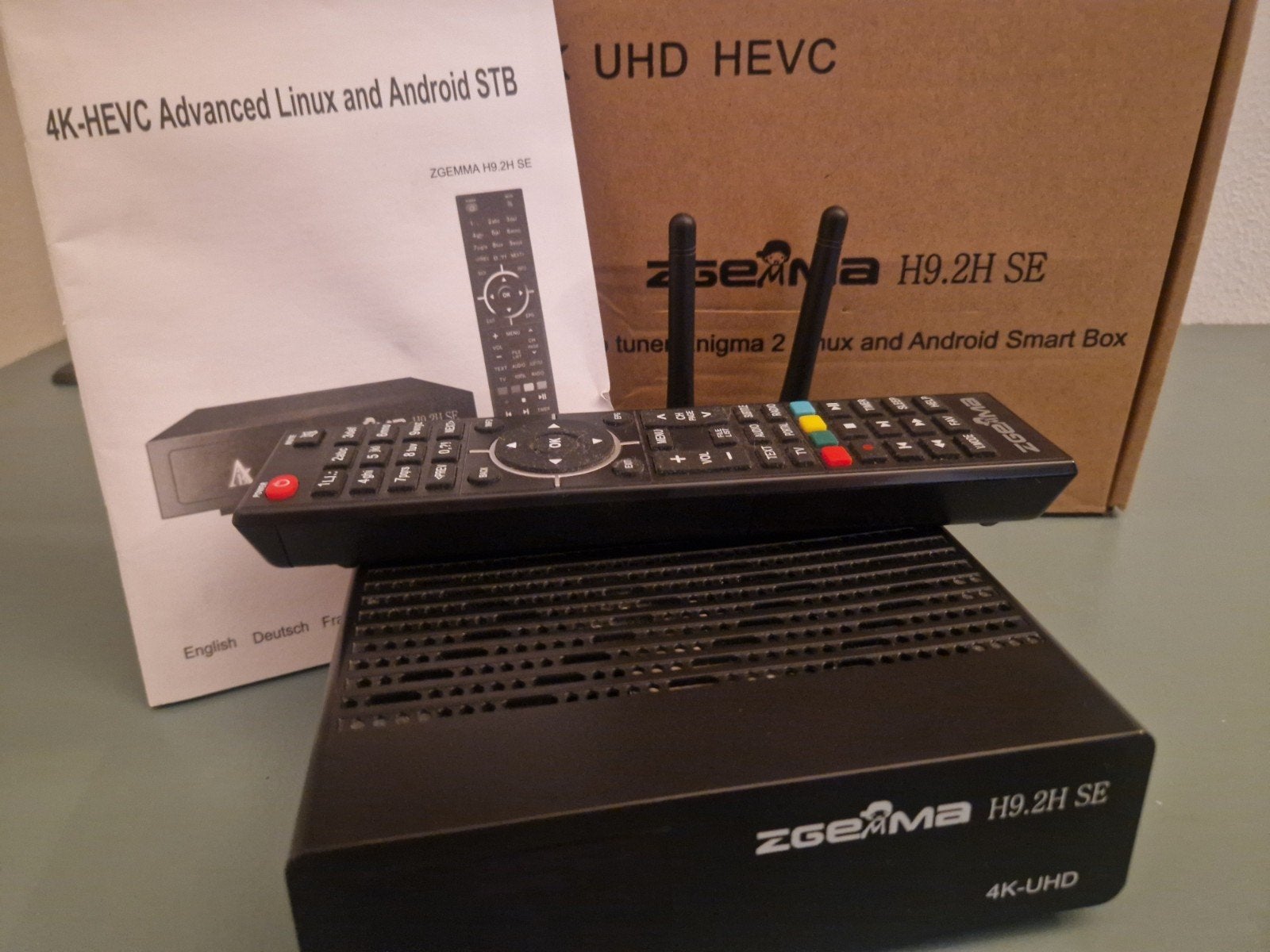 Zgemma H9.2H SE 4K UHD multiboot Linux, Audio, Tv en Foto, Schotelantennes, Zo goed als nieuw, (Schotel)antenne, Overige merken