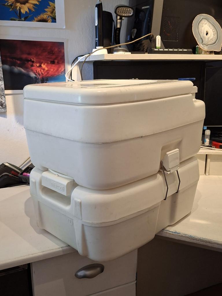 Chemisch toilet voor camping, Ophalen of Verzenden, Gebruikt