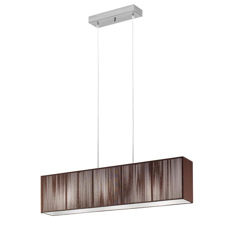 Hanglamp, eettafellamp Clavius ital. design, Huis en Inrichting, Lampen | Hanglampen, Ophalen, Gebruikt, 75 cm of meer, Stof