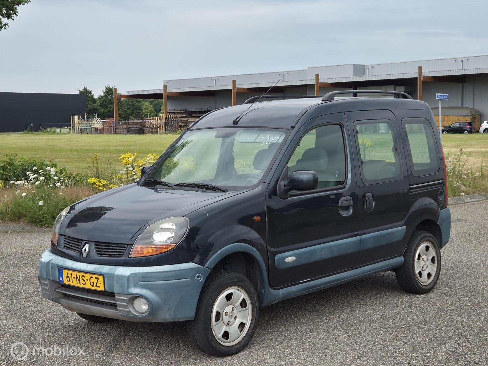 Renault Kangoo combi 1.6-16V Altica 4x4 Airco Trekhaak, Auto's, Renault, Gebruikt, Origineel Nederlands, Handgeschakeld, 685 kg