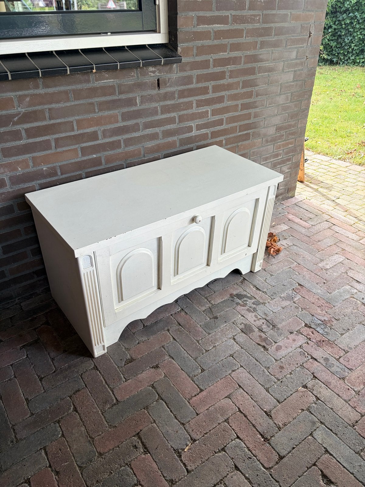 GRATIS Vintage houten kist met klep, Ophalen, 50 – 75, Minder dan 50 cm, Gebruikt
