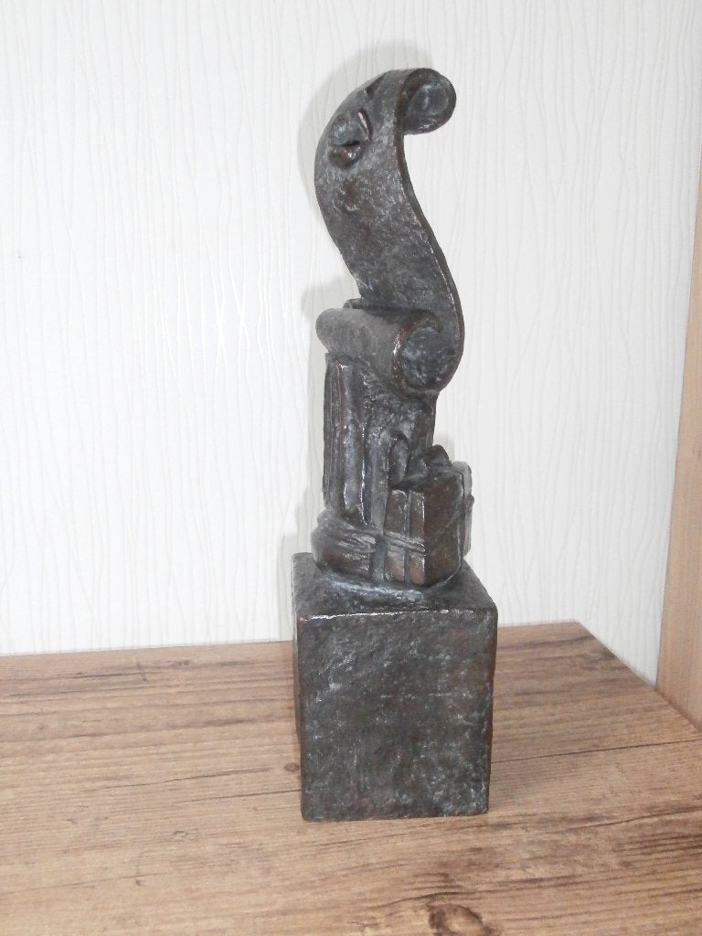 Brons Beeld van Luigi Amati  ,, De Mondo Italia Award ,,, Verzamelen, Ophalen of Verzenden, Zo goed als nieuw, Mens