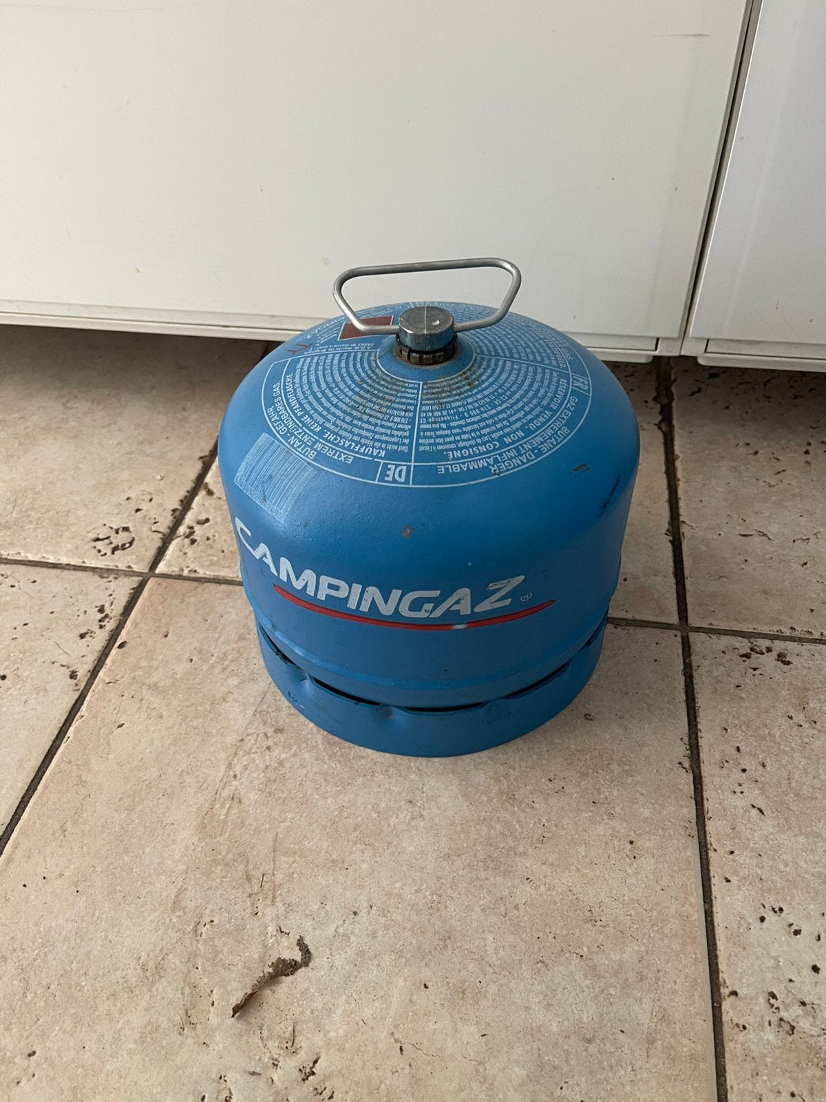 Campinggaz 904 gasfles, Ophalen, Zo goed als nieuw