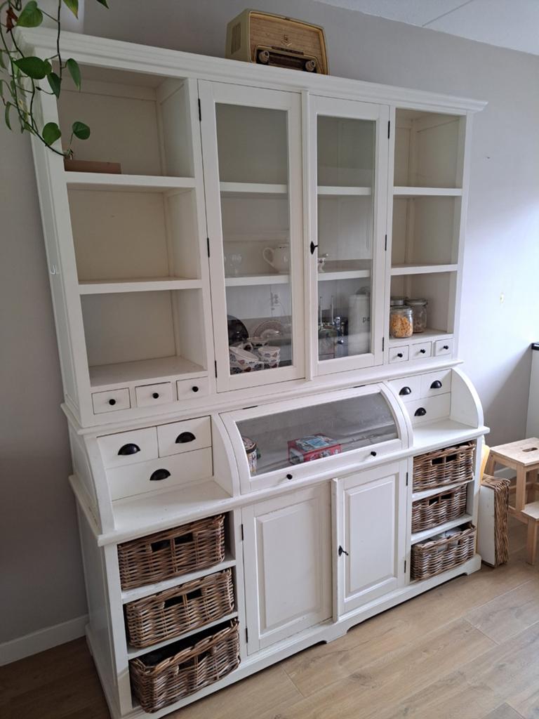 Prachtige landelijke buffetkast, Huis en Inrichting, Ophalen, 200 cm of meer, 200 cm of meer, 25 tot 50 cm