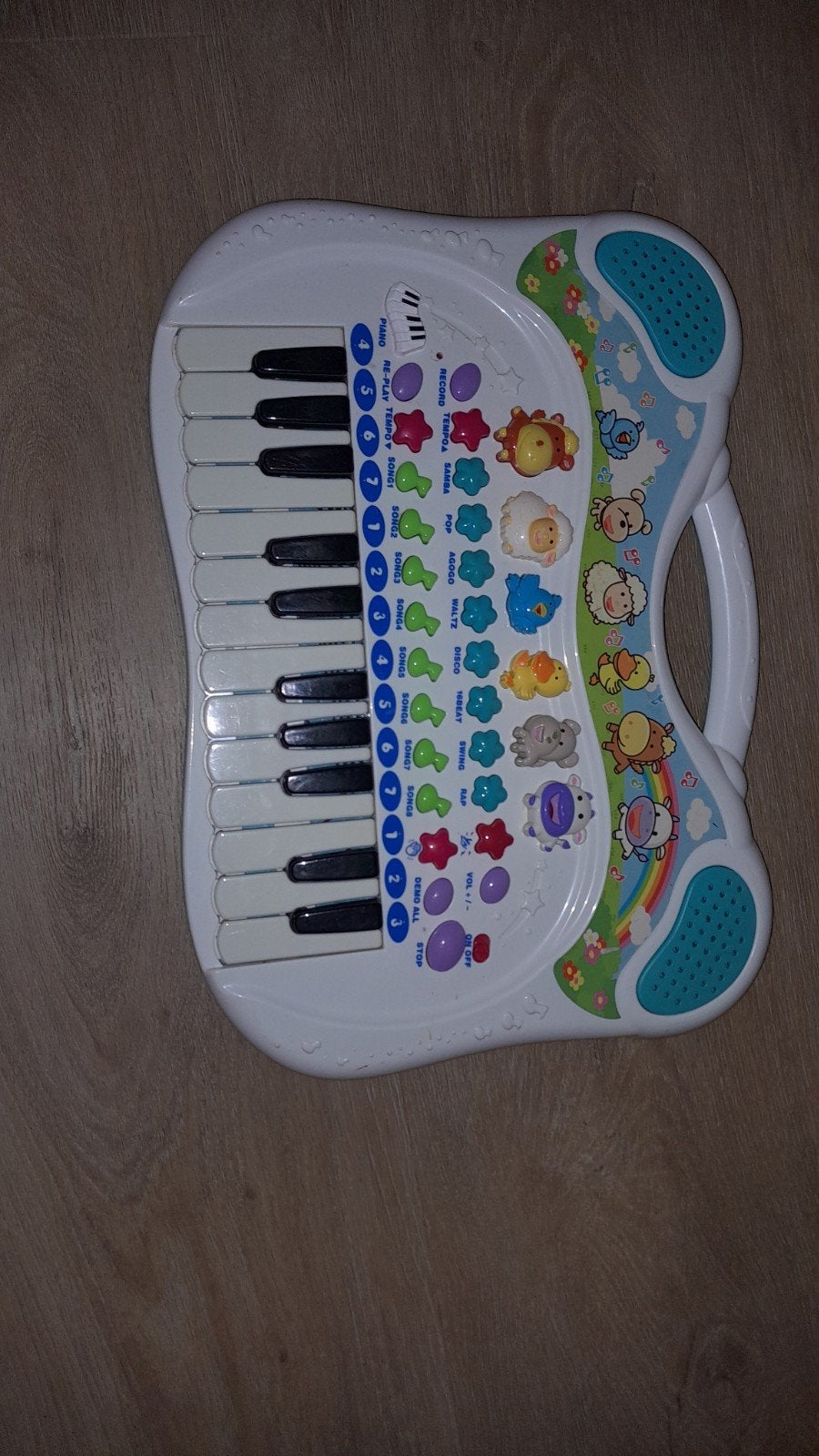 Baby piano met dierengeluiden en melodieën, Kinderen en Baby's, Ophalen of Verzenden, Zo goed als nieuw, Overige typen, Met geluid