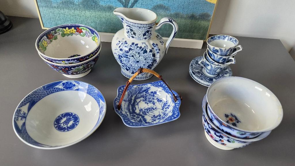 Chinees porcelein/Delfts blauw/Wedgewood, Antiek en Kunst, Antiek | Keramiek en Aardewerk, Ophalen