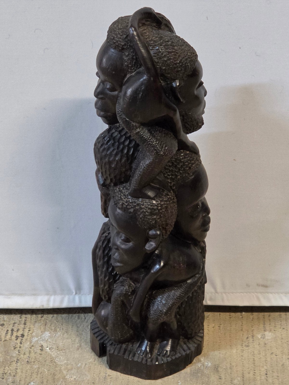 Afrikaans houten beeld  levensboom, Hout, Afrika, Ophalen of Verzenden, Beeld