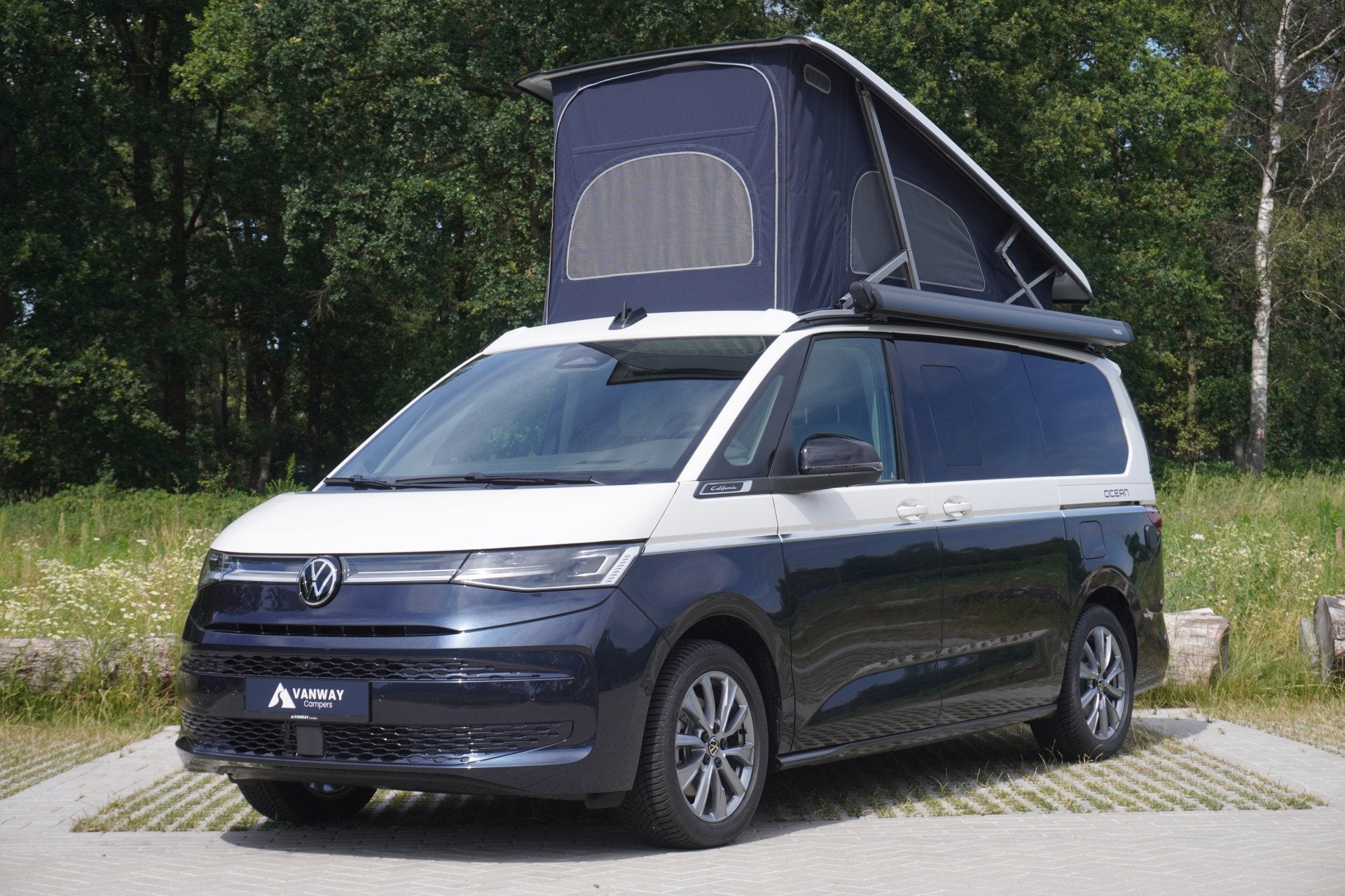 Volkswagen California Ocean T7 245PK Automaat PHEV 4x4 Apple, Caravans en Kamperen, Automaat, Buscamper of Camperbus, Volkswagen