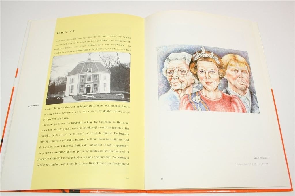 Koningin Beatrix — 60 Kunstwerken — Jubileumboek, Gebruikt, -, Kaart, Foto of Prent, -