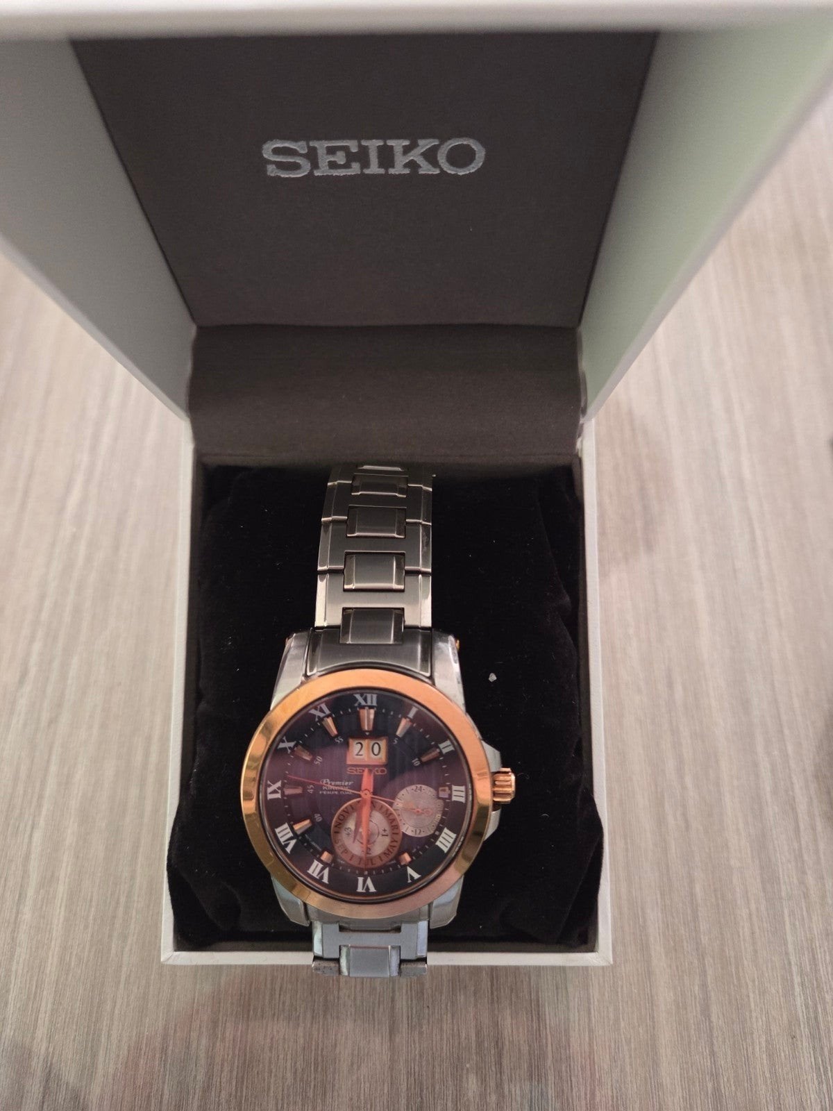 Seiko Premier Herenhorloge - Zo goed als nieuw, Sieraden, Tassen en Uiterlijk, Horloges | Heren, Ophalen, Staal, Polshorloge, Zo goed als nieuw