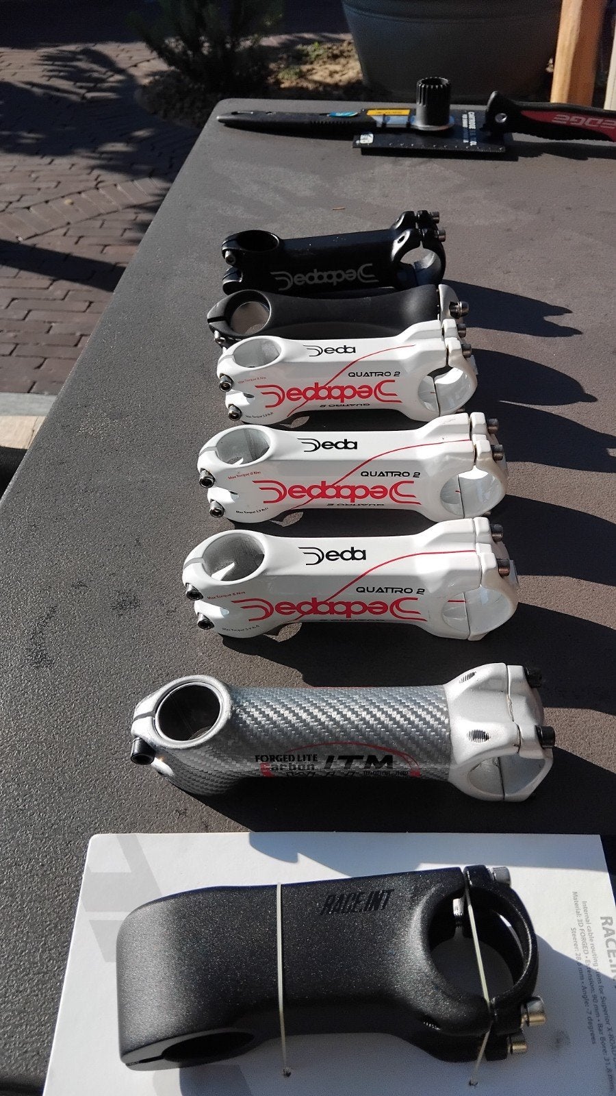Diverse stuurpennen voor racefietsen en mountainbikes, Racefiets, Stuur, Nieuw, Deda, ITM, One