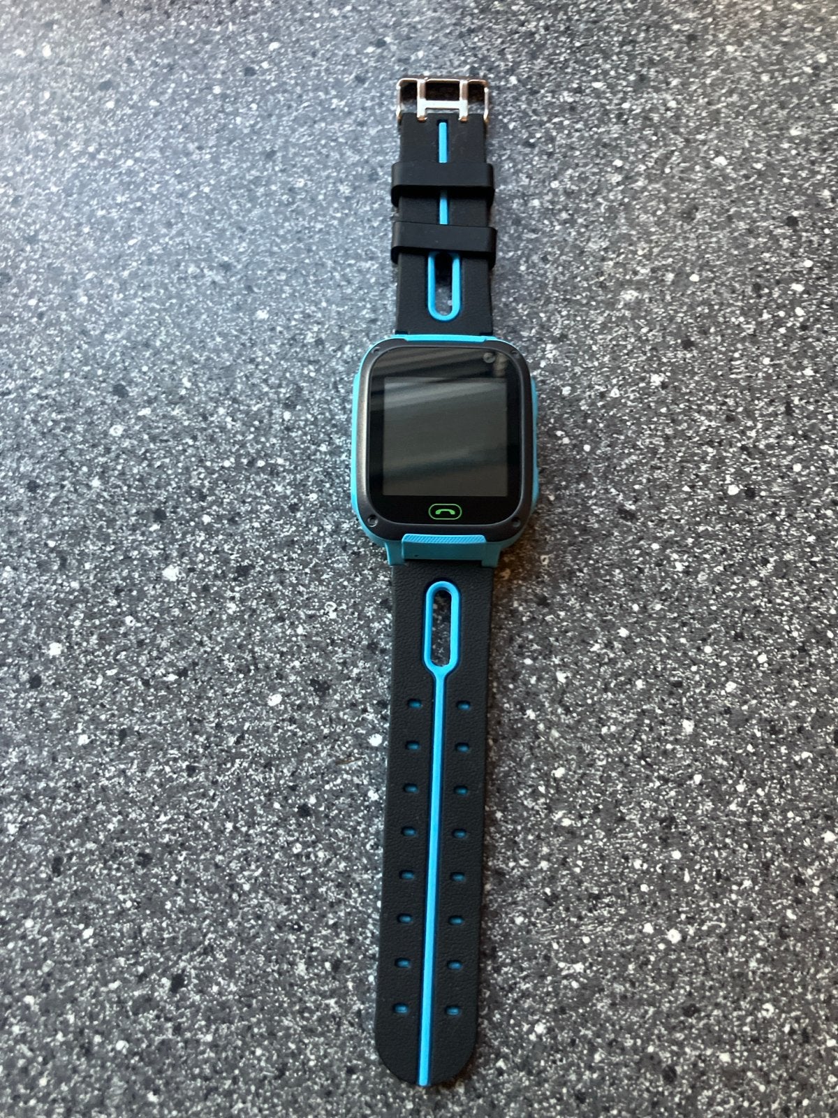 Smartwatch voor kinderen - Zwart/Blauw, Zwart, Ophalen of Verzenden, Zo goed als nieuw, GPS