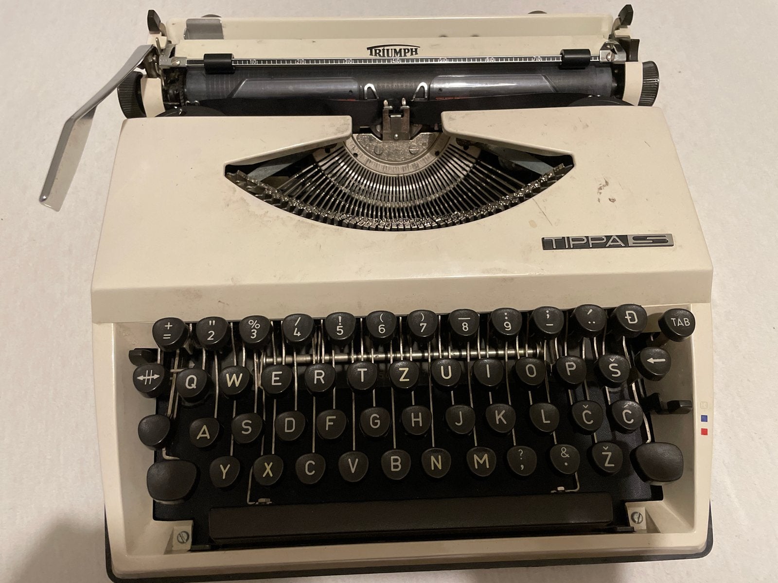 Typmachine werkend merk triumph Tippa S, Ophalen of Verzenden, Gebruikt